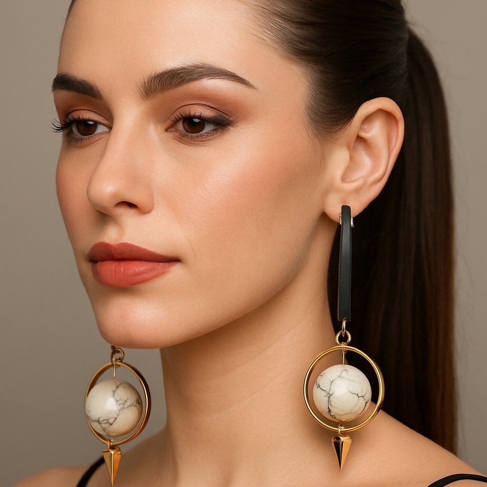 7 Charming Sisters "About Last Night"‎ Modern Drop Earrings